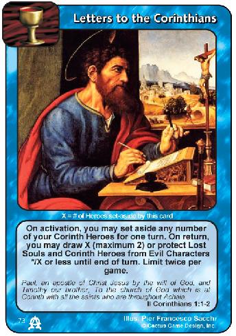 Letters to the Corinthians (EC) - Your Turn Games