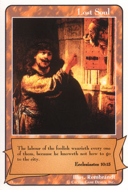 Lost Soul (Ecclesiastes 10:15) (F Deck) - Your Turn Games