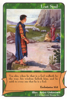 Lost Soul (Ecclesiastes 10:3) (F Deck) - Your Turn Games