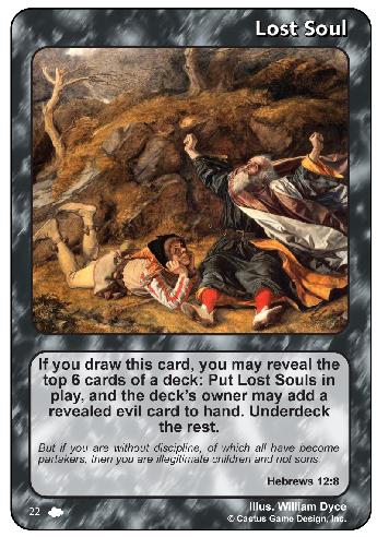 Lost Soul (Hebrews 12:8) “Lawless” (CoW) - Your Turn Games