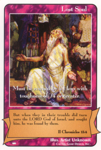 Lost Soul (II Chronicles 15:4) “*/4” (Ki) - Your Turn Games