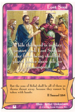 Lost Soul (II Samuel 23:6) “Thorns” (Pi) - Your Turn Games