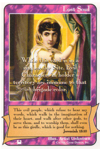 Lost Soul (Jeremiah 13:10) “Color Guard” (Pi) - Your Turn Games