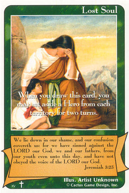Lost Soul (Jeremiah 3:25) “Shame” (RoA) - Your Turn Games