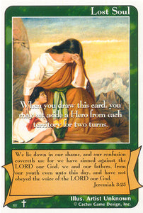 Lost Soul (Jeremiah 3:25) “Shame” (RoA) - Your Turn Games