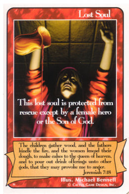 Lost Soul (Jeremiah 7:18) “Female Only” (H Deck) - Your Turn Games