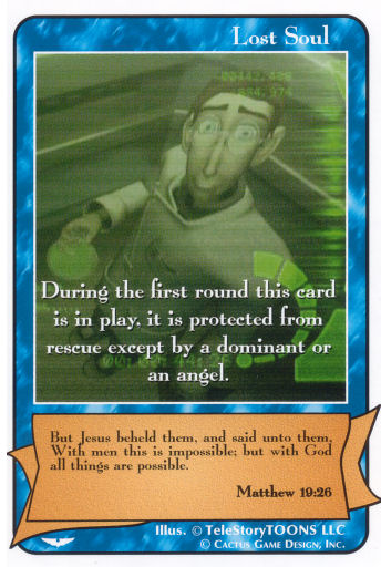 Lost Soul (Matthew 19:26) “First Round Protect” (AW) - Your Turn Games