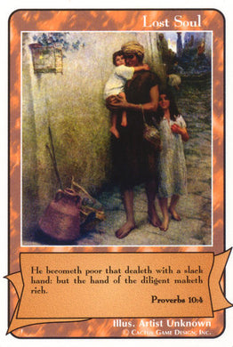 Lost Soul (Proverbs 10:4) (F Deck) - Your Turn Games