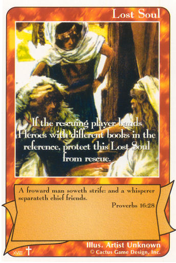 Lost Soul (Proverbs 16:28) “Same Reference” (RoA) - Your Turn Games
