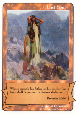 Lost Soul (Proverbs 20:20) (E Deck) - Your Turn Games
