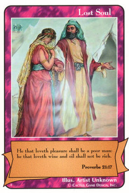 Lost Soul (Proverbs 21:17) (F Deck) - Your Turn Games