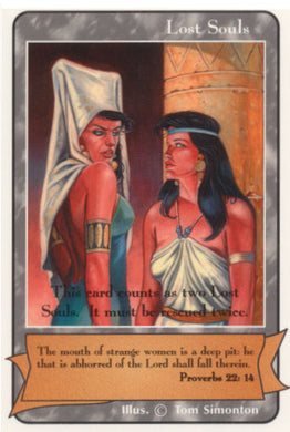 Lost Souls (Proverbs 22:14) “2-line” (Or) *Banned from official play* - Your Turn Games
