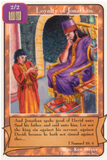 Loyalty of Jonathan (B Deck) - Your Turn Games