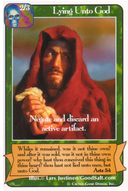 Lying Unto God (G Deck) - Your Turn Games