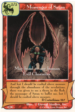 Messenger of Satan (Ap) - Your Turn Games