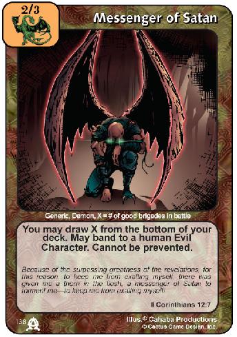 Messenger of Satan (EC) - Your Turn Games