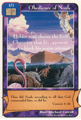 Obedience of Noah (B Deck) - Your Turn Games