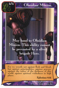Obsidian Minion (5) (AW) - Your Turn Games