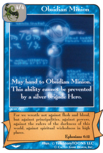 Obsidian Minion (4) (AW) - Your Turn Games