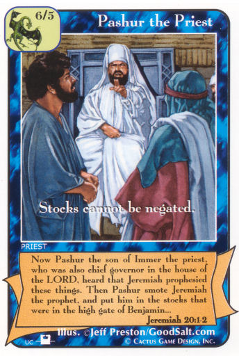 Pashur the Priest (Pi) - Your Turn Games