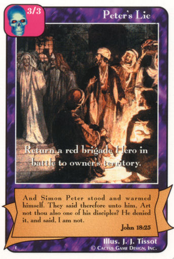Peter's Lie (E Deck) - Your Turn Games