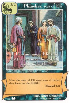 Phinehas, son of Eli (Pi) - Your Turn Games