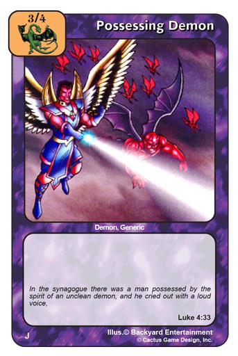 Possessing Demon (J Deck) - Your Turn Games