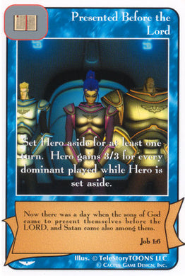 Presented Before the Lord (AW) - Your Turn Games