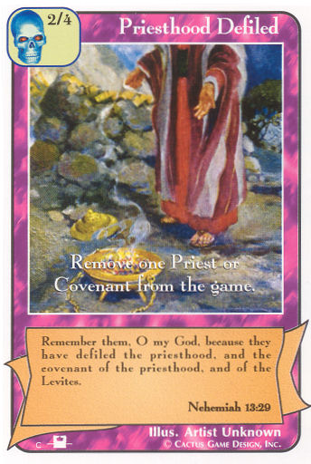 Priesthood Defiled (Pi) - Your Turn Games