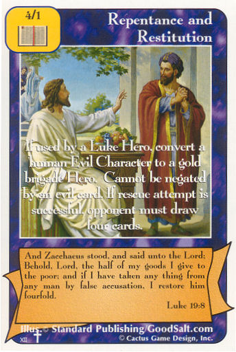 Repentance and Restitution (RoA) - Your Turn Games