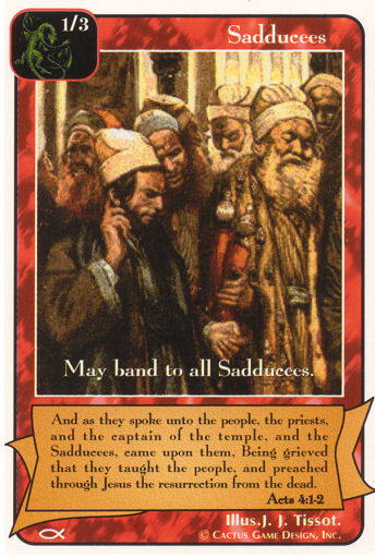 Sadducees (Ear) (Ap) - Your Turn Games