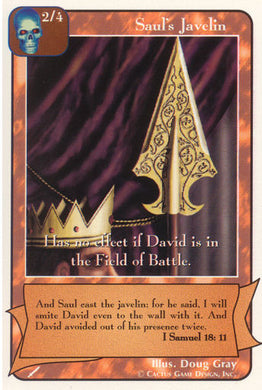 Saul's Javelin (Wa) - Your Turn Games