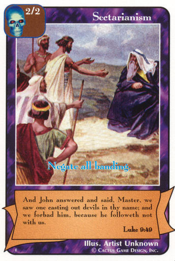 Sectarianism (E Deck) - Your Turn Games