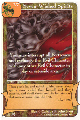 Seven Wicked Spirits (FooF) - Your Turn Games