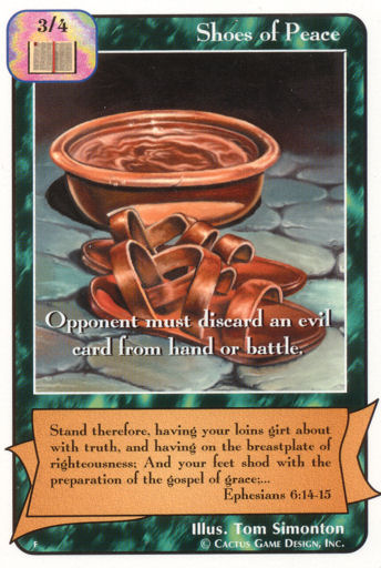 Shoes of Peace (F Deck) - Your Turn Games