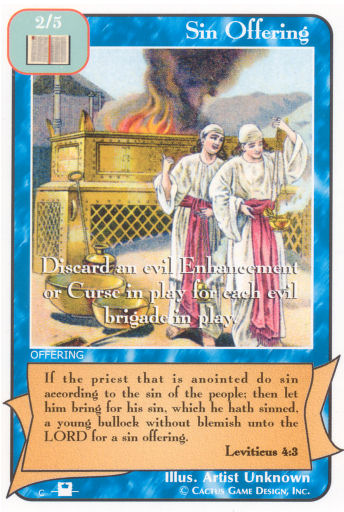 Sin Offering (Pi) - Your Turn Games