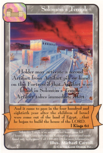 Solomon's Temple (Pa) - Your Turn Games