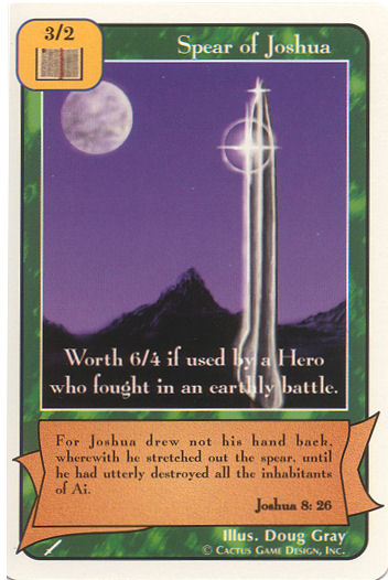 Spear of Joshua (Wa) - Your Turn Games