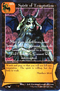 Spirit of Temptation (TxP) - Your Turn Games