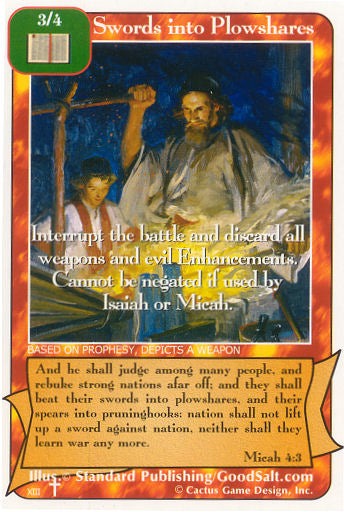 Swords into Plowshares (RoA) - Your Turn Games