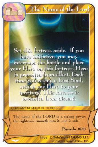The Name of the Lord (AW) - Your Turn Games