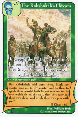 The Rabshakeh's Threats (Di) - Your Turn Games