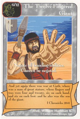 The Twelve-Fingered Giant (FooF) - Your Turn Games