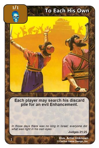 To Each His Own (I Deck) - Your Turn Games