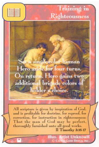 Training in Righteousness (Pi) - Your Turn Games