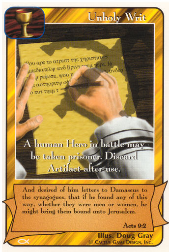 Unholy Writ (Ap) - Your Turn Games