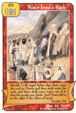 Water from a Rock (G Deck) - Your Turn Games