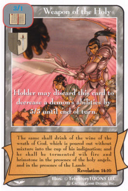 Weapon of the Holy (AW) - Your Turn Games
