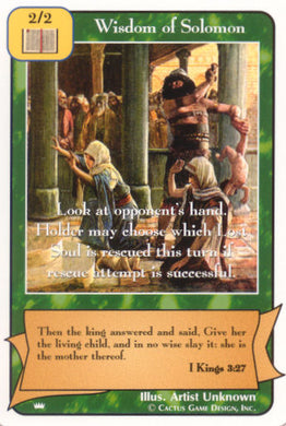 Wisdom of Solomon (Ki) - Your Turn Games