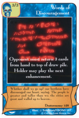 Words of Discouragement (AW) - Your Turn Games